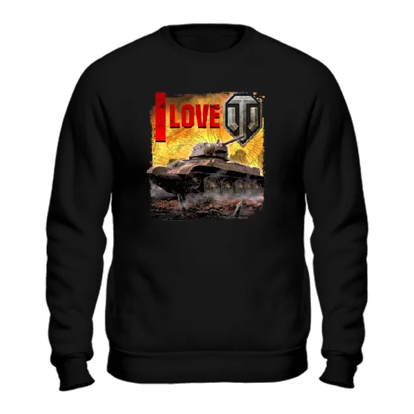 Cвитшот Я люблю World of Tanks