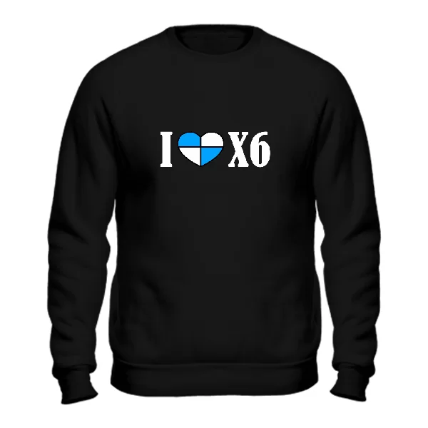 Свитшот Люблю БМВ X6