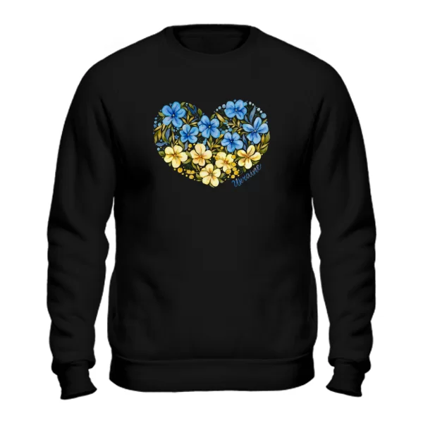Свитшот с украинским сердцем