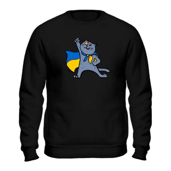Свитшот Кот патриот