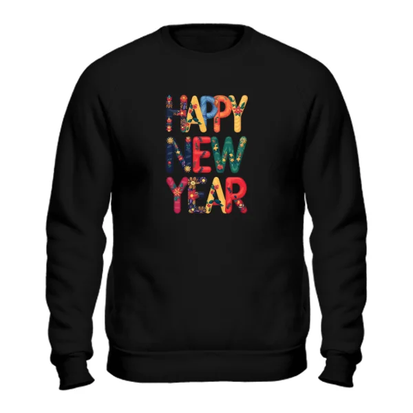 Свитшот Happy New Year надпись