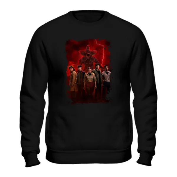 Свитшот Stranger Things герои