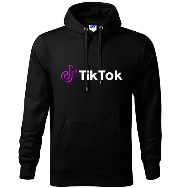 Толстовка с надписью Tik Tok