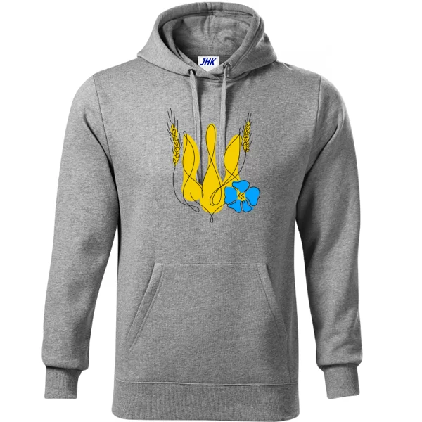 Толстовка Герб Украины (пшеница) 4355