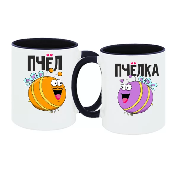 Парные чашки Пчел и Пчелка 4124