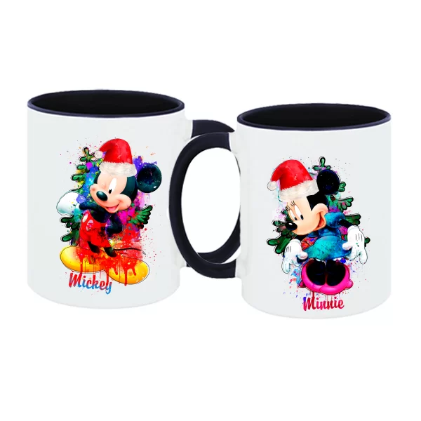 Парні чашки Новорічні Mickey та Minnie 17471