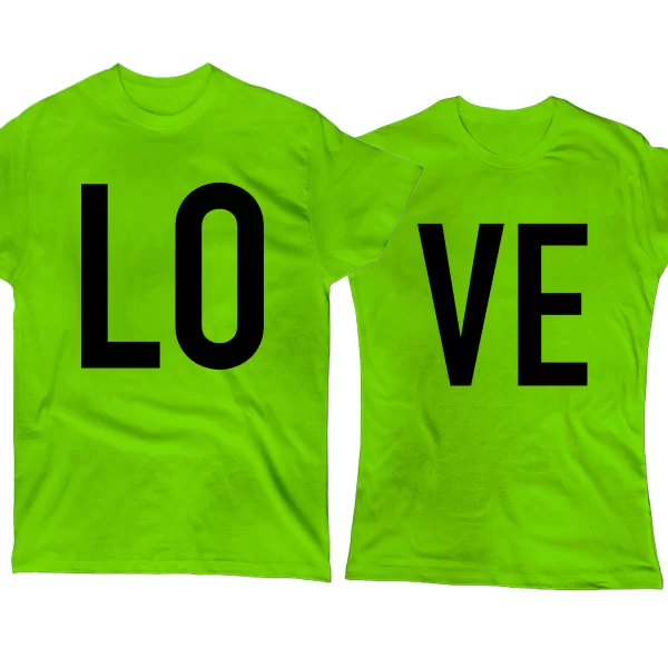 Парные футболки Love