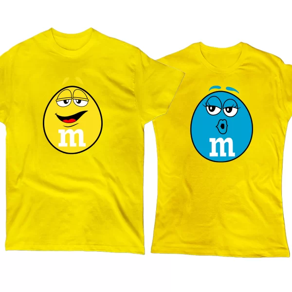 Парные футболки M&M's 4202