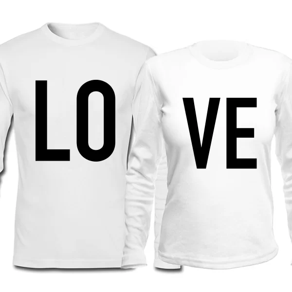 Парные лонгсливы Love