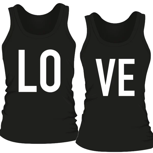 Распродажа Парные майки Love 4085