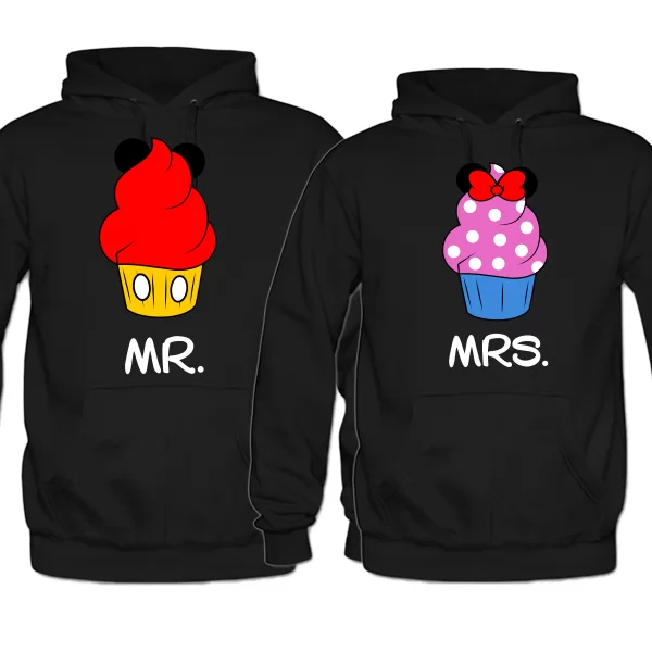 Парные толстовки Пироженые Mr Mrs 4212