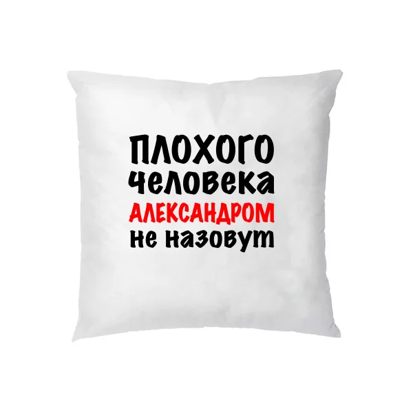 Подушка Плохого Человека Александром Не назовут 5006