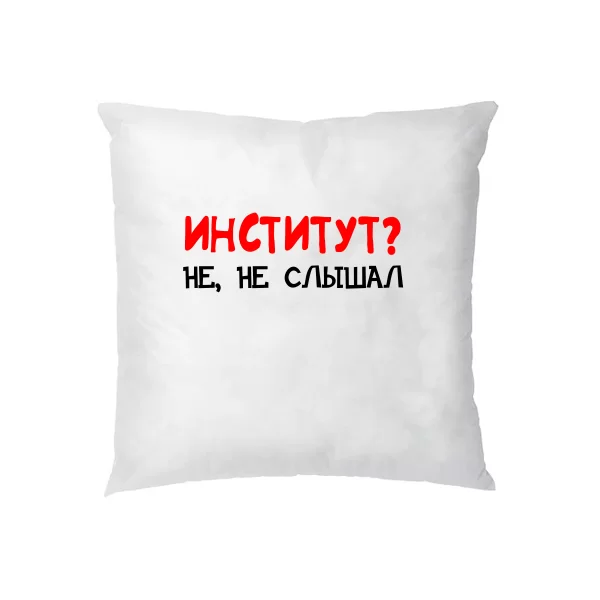 Подушка Институт, не не слышал