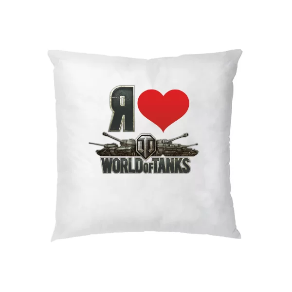 Подушка I Love game World of Tanks