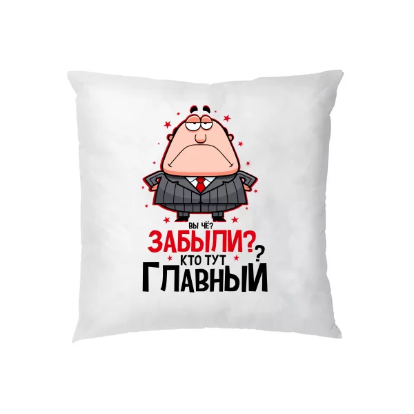 Подушка Забыли Кто Главный 17005