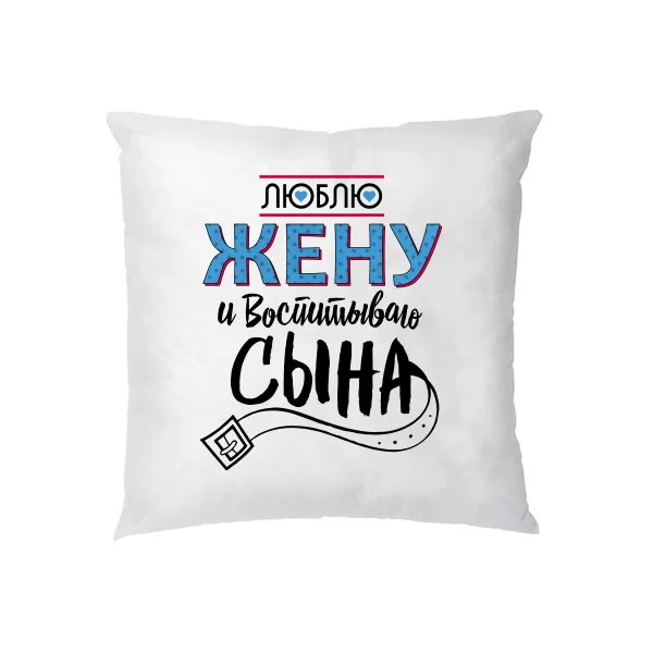 Подушка Воспитываю Сына 17220