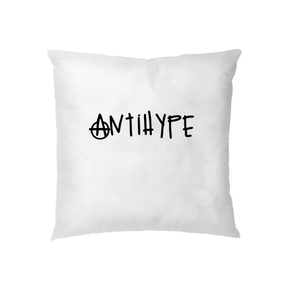 Подушка С надписью Antihype