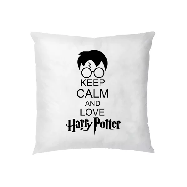 Подушка Keep calm and love Harry Potter