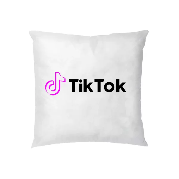 Подушка с надписью Tik Tok