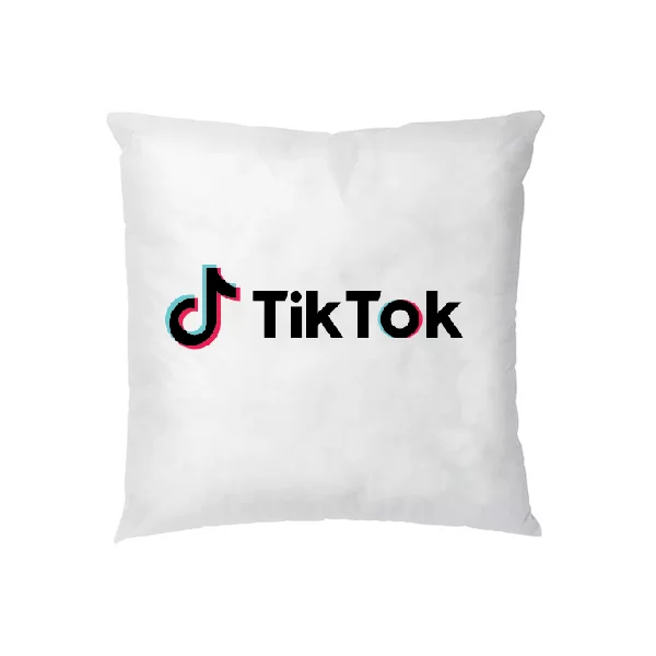 Подушка c логотипом ТикТок
