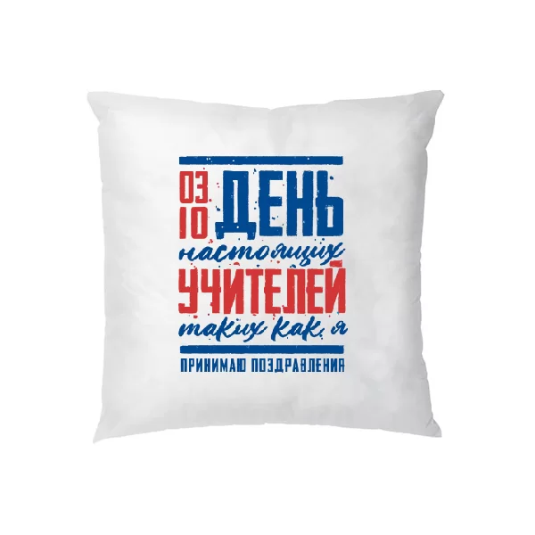 Подушка на день учителя