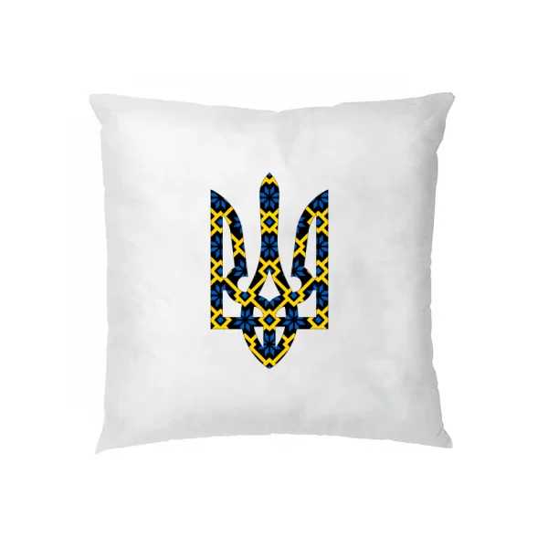 Подушка с трезубцем Украины (4367)