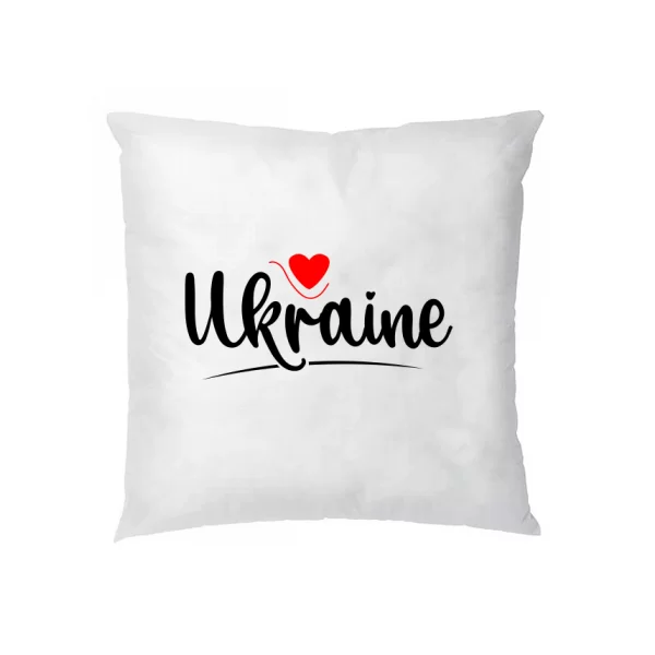 Подушка Ukraine надпись