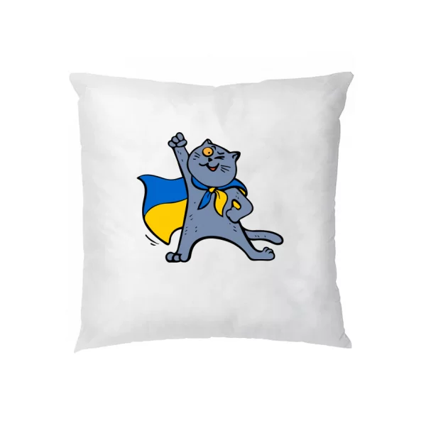 Подушка Кот патриот