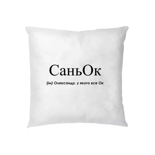 Подушка для Саши - Саньок