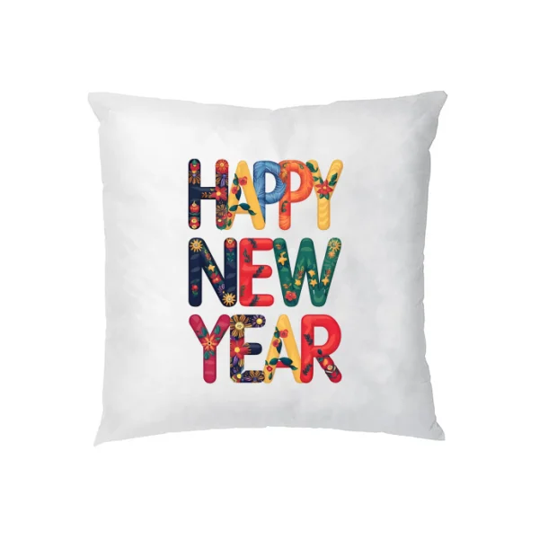 Подушка Happy New Year надпись