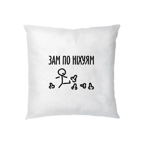 Подушка Зам по них..ям