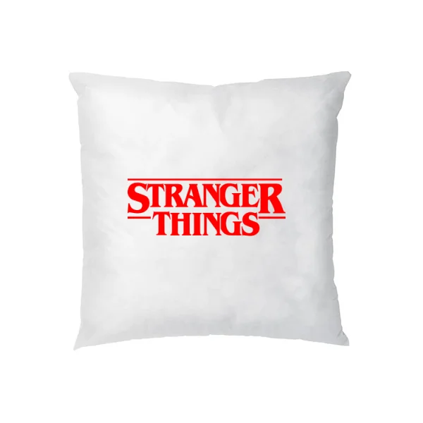 Подушка с надписью Stranger Things 