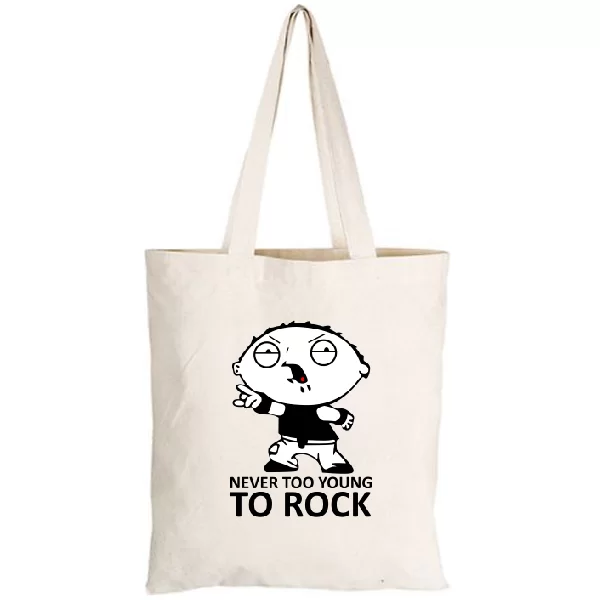 Сумка Never too young to rock